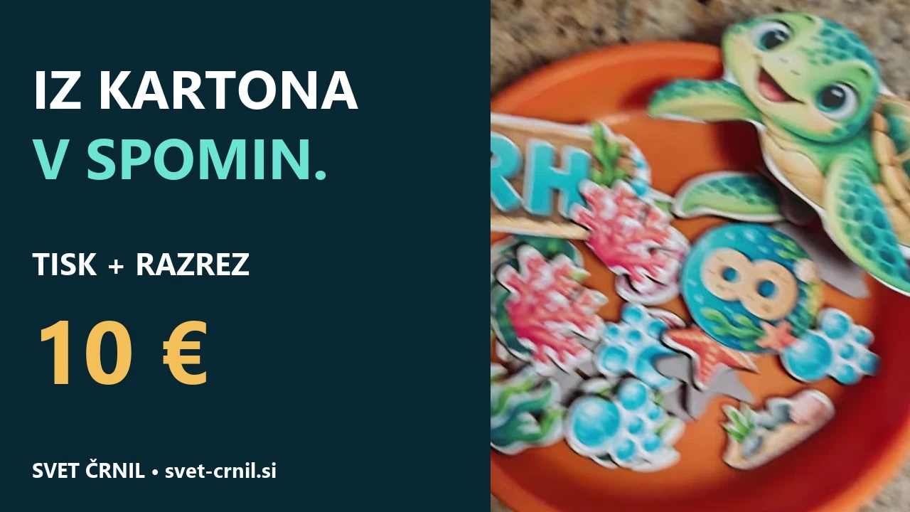 Personaliziran topper za torto - tisk in razrez figuric